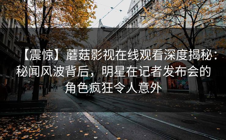 【震惊】蘑菇影视在线观看深度揭秘：秘闻风波背后，明星在记者发布会的角色疯狂令人意外