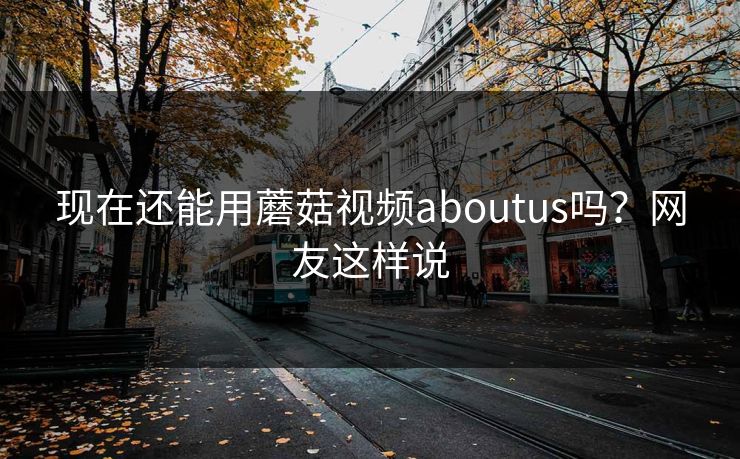 现在还能用蘑菇视频aboutus吗？网友这样说